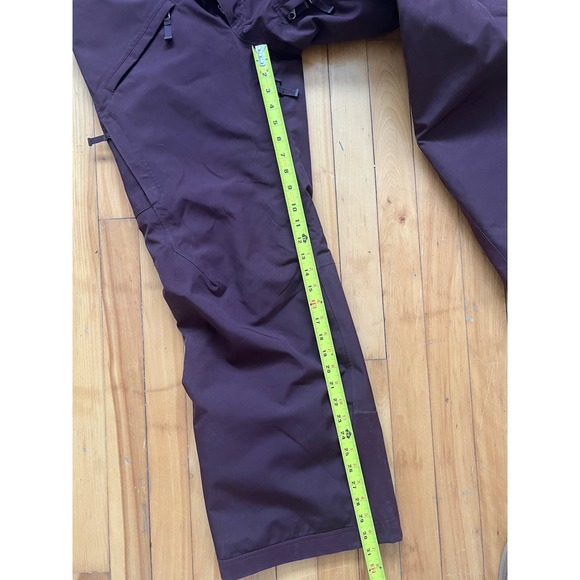 Patagonia Waterproof Insulated Ski Snowboard Pants Womens Medium Plum - Picture 6 of 10